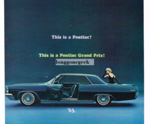 This is a Pontiac? This Is a Pontiac Grand Prix! ’63