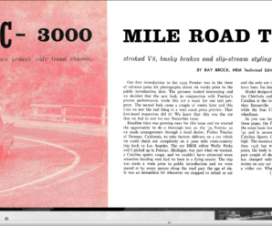 1959 Pontiac 389 3,000 Mile Road Test