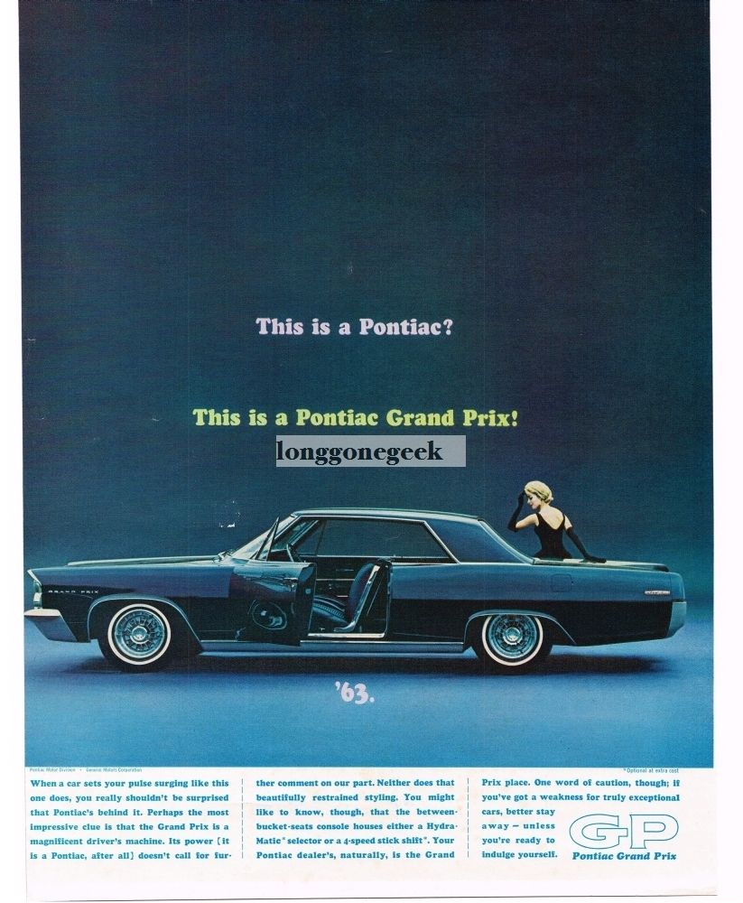 This is a Pontiac? This Is a Pontiac Grand Prix! ’63