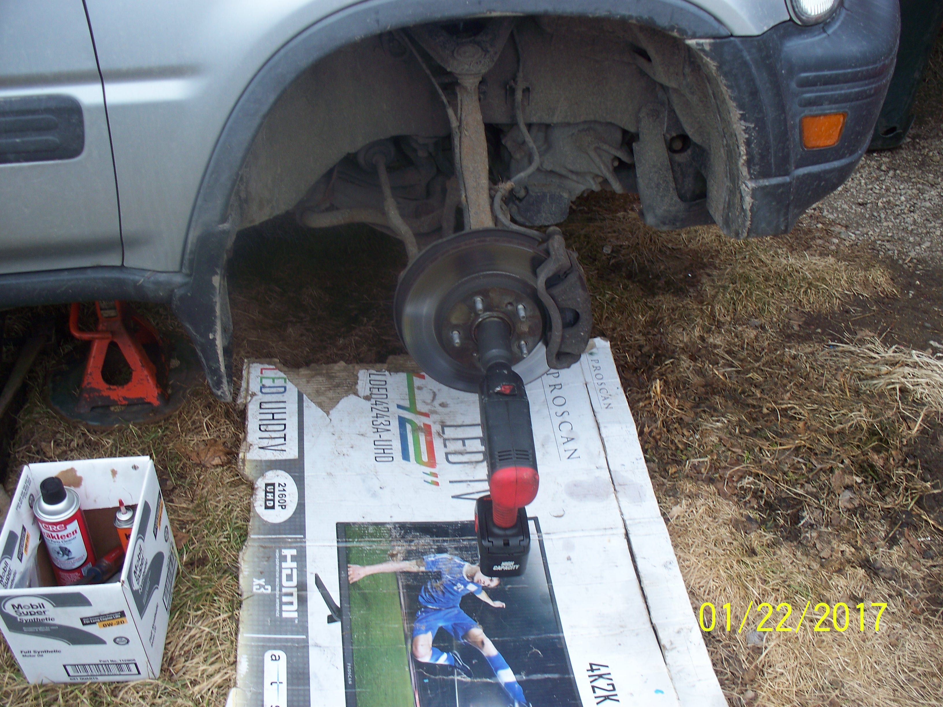 Front Wheel Bearing Replacement on the Wifee’s 1999 Honda CRV AWD